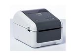 Etikettendrucker Brother TD-4420DN, 203 mm/Sek., USB/LAN, für 19-118 mm breite Etiketten, B 180 x T 155 x H 224 mm, weiß-grau