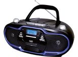 Trevi 057404 Impianto Stereo Portatile Digitale 20 W Am, Fm Nero, Blu Riproduzione MP3