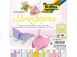 Folia 497/1515 Folia FaltbläTter "Springtime"", 150 X 150 Mm, 80 G/Qm"