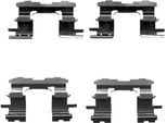 Hella 8DZ 355 203-101 Kit Accessori Pastiglie Freno A Disco Anteriori Per Toyota Yaris Hatchback (P1) Per Aston Martin Cygnet Hatchback