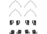 Hella 8DZ 355 202-921 Kit Di Accessori Per Pastiglie Del Freno A Disco Anteriore Per Toyota Rav 4 I (SXA1) Per Lexus Es (Mcv, Vzv)