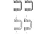 Hella 8DZ 355 203-741 Kit Di Accessori Per Pastiglie Freno A Disco Anteriori Per Renault Koleos (Hy) Per Nissan NP300 Navara Pickup (D40) Per Infiniti M (Y51)