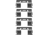 Hella 8DZ 355 204-351 Kit Accessori Pastiglie Freno A Disco Anteriori Per Opel Astra J Sports Tourer (P10) Astra J Zafira Tourer C (P12) Mokka / Mokka X (J13)