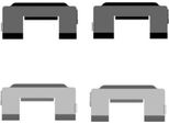 Hella 8DZ 355 204-471 Kit Di Accessori Per Pastiglie Del Freno A Disco Anteriore Per Jaguar S-Type (X200)