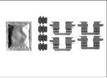 Hella 8DZ 355 205-531 Kit Di Accessori Per Pastiglie Freno A Disco Posteriore Per Nissan Juke (F15)