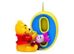 Winnie The Pooh & Piglet Candela Per Torta Dell'amicizia Numero 9