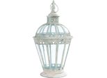 Lanterna Clayre & Eef Ø 29X55 Cm Ferro Bianco