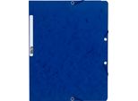 Exacompta 5512E Cartella Angolare Din A4 In Cartone Blu