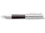 Faber Castell Penna Stilografica E-Motion Birnb/Chr Pennino Nero F