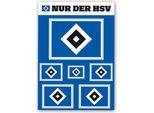 Set Di Adesivi Hsv "Raute"" Hamburger Sv"