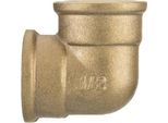 Connettore A Gomito Femmina-Femmina In Ottone, Filettatura Femmina, Interno/Interno 3/4' - H/Zm-02-020