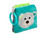 Canpol Babies Orsetto Di Peluche Con Libro Frusciante E Clip - Turchese