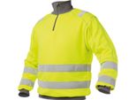 Dassy® Denver Felpa Alta Visibilità Neon Yellow/Cement Grey Taglia 4XL Lunghezza: Standard