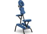 Physa Sedia Da Massaggio Pieghevole - 47 X 72 X 115 Cm - 160 Kg - Blu