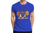 Gilmore Ghouls, Dove Tu Vai Io Ti Seguo Maglietta Herbst Geister Niedlich Herren, Blau, Xxl