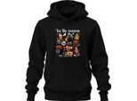 È La Stagione Di Halloween Zucca Spettrale Strega Dolcetto O Scherzetto Felpa Con Cappuccio Unisex, Nera, Xl