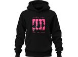 Something Wicked This Way Halloween Streghe Rosa Grunge Gotico Unisex Felpa Con Cappuccio, Nero, M