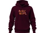 Spice Girl Pumpkin Spice Latte Pumpkin Latte Autumn Pumpkin Retro Felpa Con Cappuccio Unisex, Borgogna, M