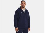 Under Armour Ua Rival Fleece Fz Hoodie - Midnight Navy, GrößE:Xs