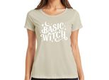 Basic Witch Halloween Moon Stars Magical Witch Fan Gothic Ladies T-Shirt, Nature, S