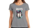 Ghoulmates Halloween Ghosts Ghost Couple Witch Hat Vintage Ladies T-Shirt, Grigio, Xl