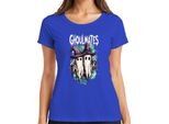 Ghoulmates Halloween Ghosts Ghost Couple Witch Hat Vintage Ladies T-Shirt, Blu, 3XL