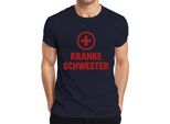 Sick Nurse Regalo Infermiere Umorismo Infermiere Halloween Maglietta Da Uomo, Navy, Xl