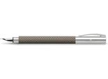 Faber Castell Stilografica Ambition Opart Pennino Nero Sabbia F