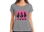 Maglietta Something Wicked This Way Halloween Hexe Hexen Pink Grunge Gothic Damen, Grau, 3XL