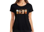 Maglietta Da Donna Pumpkin Spice Pumpkin Latte Autumn Coffee Pumpkin Spice Cinnamon Sticks, Nero, S