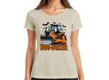 Boo Dozer Halloween Bulldozer Fantasma Zucca Spaventosa Costruzione Maglietta Da Donna Divertente, Natura, M