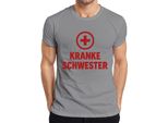 Sick Nurse Regalo Infermiere Umorismo Infermiere Halloween Maglietta Da Uomo, Grigio, Xl