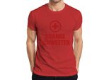 Sick Nurse Regalo Infermiere Umorismo Infermiere Halloween Maglietta Da Uomo, Rosso, Xl