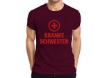 Sick Nurse Regalo Infermiere Umorismo Infermiere Halloween Maglietta Da Uomo, Borgogna, Xl