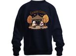 Gilmore Ghouls Dove Tu Vai Seguirò Herbst Geister Niedlich Unisex Felpa Pullover, Navy, Xl
