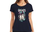 Ghoulmates Halloween Ghosts Ghost Couple Witch Hat Vintage Ladies T-Shirt, Navy, 3XL