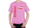 Austria Football Fan Coppa Del Mondo Campionato Europeo Maglietta Unisex Per Bambini, Rosa, 104