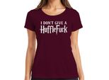 Non Me Ne Frega Un Cazzo Lustig Halloween Harry Potter Fan Geschenk Damen T-Shirt, Borgogna, 3XL