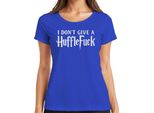Non Me Ne Frega Un Cazzo Lustig Halloween Harry Potter Fan Geschenk Damen T-Shirt, Blau, 3XL