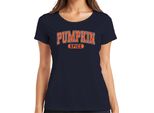 Maglietta Da Donna Pumpkin Spice Pumpkin Spice Autumn Halloween Pumpkin Latte Coffee, Navy, Xl