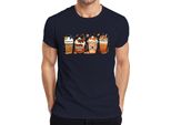 Maglietta Da Uomo Pumpkin Spice Pumpkin Latte Autumn Coffee Pumpkin Spice Cinnamon Sticks, Navy, Xxl