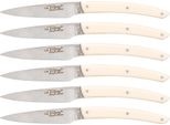 Jean Dubost Laguiole Messer Set 6 Tlg., Acrylic Ivory
