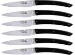 Jean Dubost Laguiole Messer Set 6 Tlg., Acrylic Black