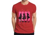 Maglietta Something Wicked This Way Halloween Hexe Hexen Pink Grunge Gothic Herren, Rot, Xxl