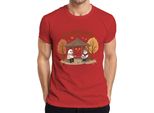 Gilmore Ghouls Dove Tu Vai Io Ti Seguo Maglietta Herbst Geister Niedlich Herren, Rot, Xl