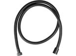 Tubo Doccia Powerflex In Metallo, 120 Cm, Nero Opaco