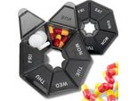 Scatola Organizer Settimanale Per Farmaci, Compresse, 7 Giorni, Contenitore, Cassetta