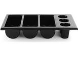 Hendi BesteckbehäLter, Schwarz, 530X325X(H)105Mm