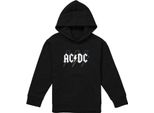 Ac/Dc - Felpa Con Cappuccio Per Bambini, Pullover TV22154 (152-158) (Nero)