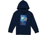 Alla Ricerca Di Nemo - Felpa Con Cappuccio "I Pesci Sono Amici"" Per Bambini TV22661 (116) (Navy)"